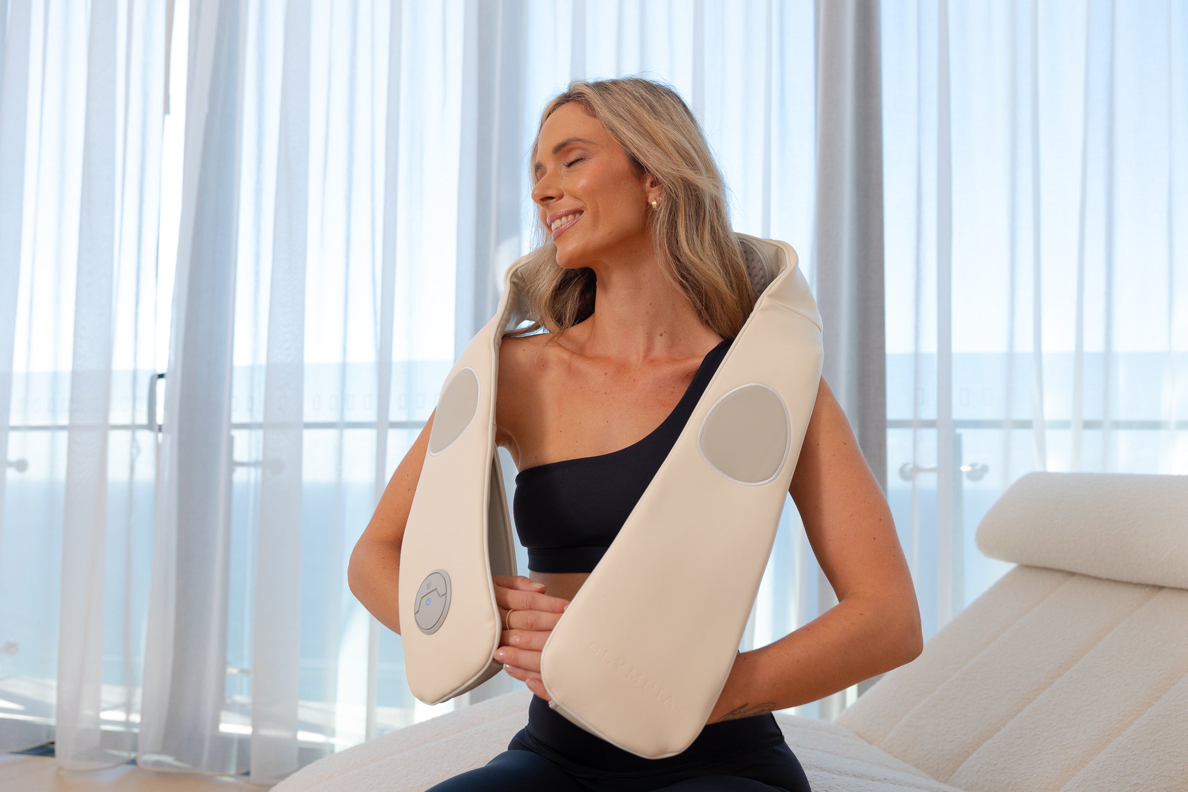 Comfy Cloud Neck Massager Portable Neck Relief Olympia Olympia Massage Chairs